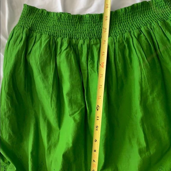 Old Navy bright green eyelet skirt M - Picture 6 of 8